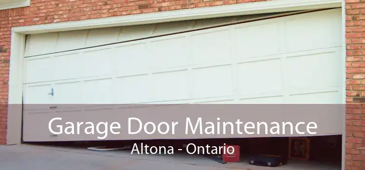 Garage Door Maintenance Altona - Ontario