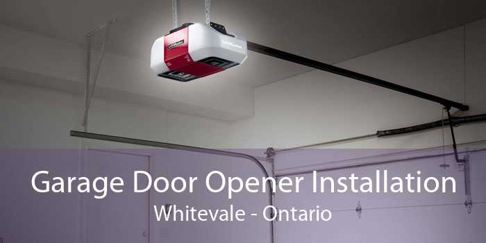 Garage Door Opener Installation Whitevale - Ontario