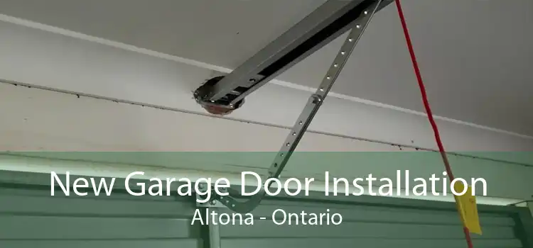 New Garage Door Installation Altona - Ontario